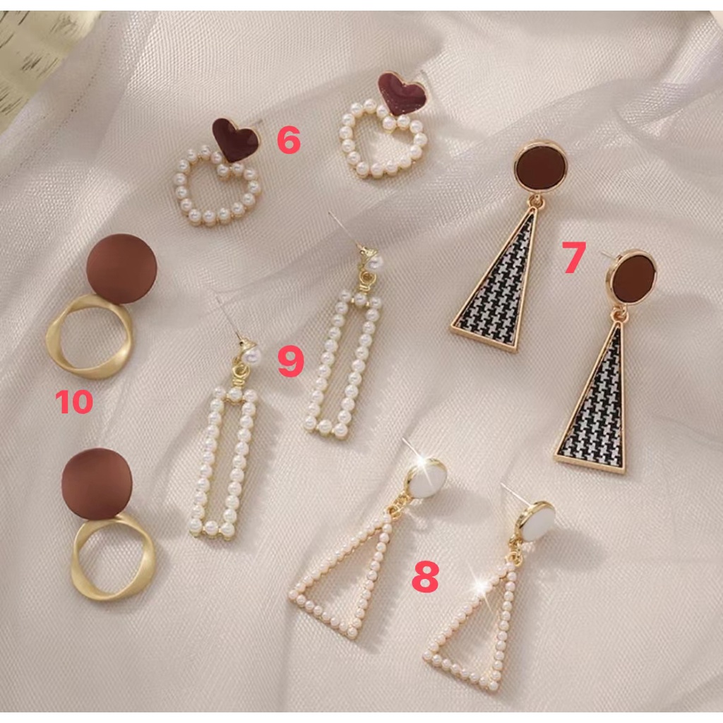 Anting fashion korea terbaru anti karat premium quality