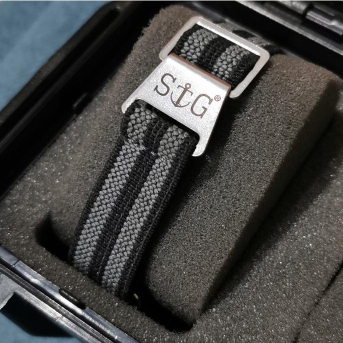 Strapguy Mn 18Mm Black & Grey 03 (Steel) Terbaru