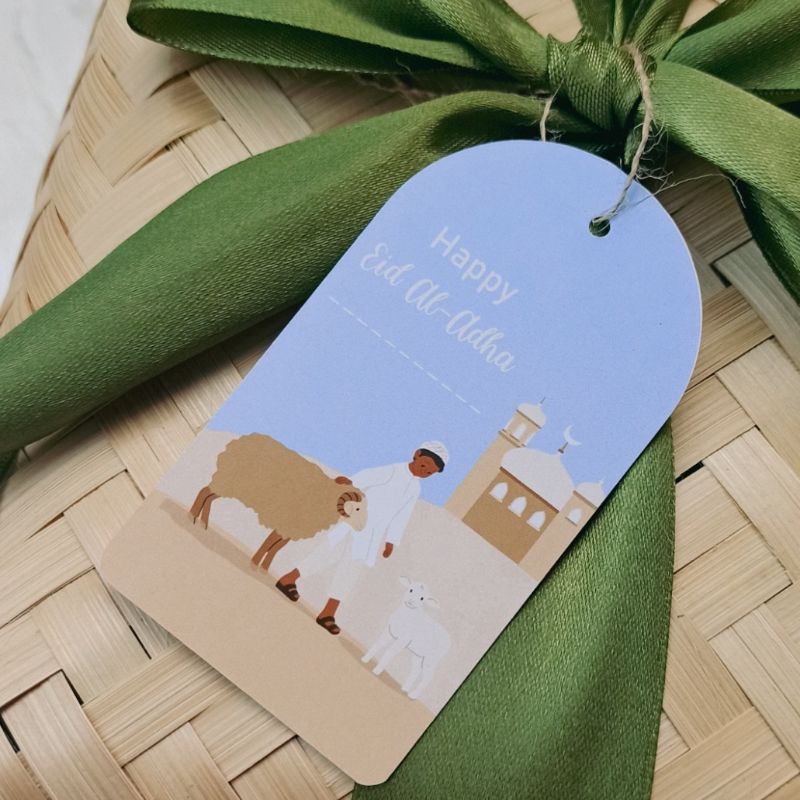 

Premium hang tag custom berpola