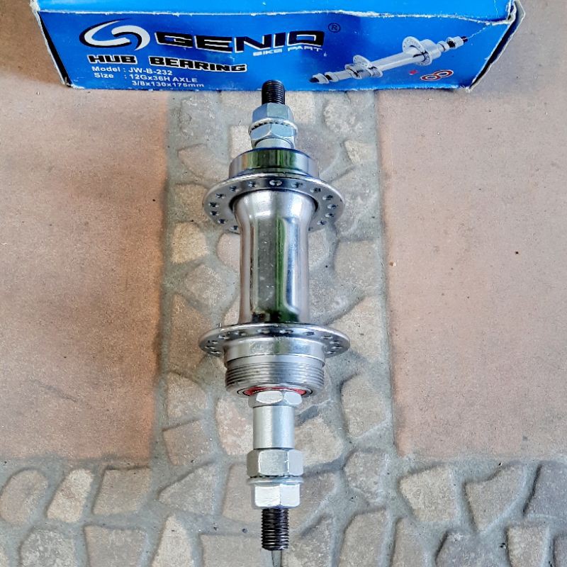 NAP BELAKANG GENIO BESI BEARING 12G X 36H