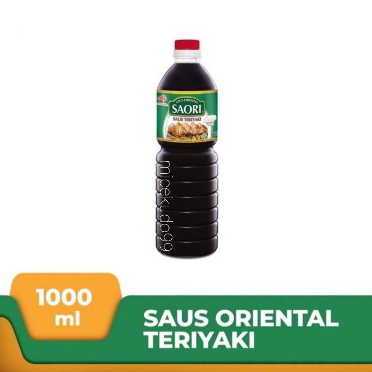 

SAORI SAUS TERIYAKI 1 LITER BOTOL / SAOS ORIENTAL KECAP JEPANG