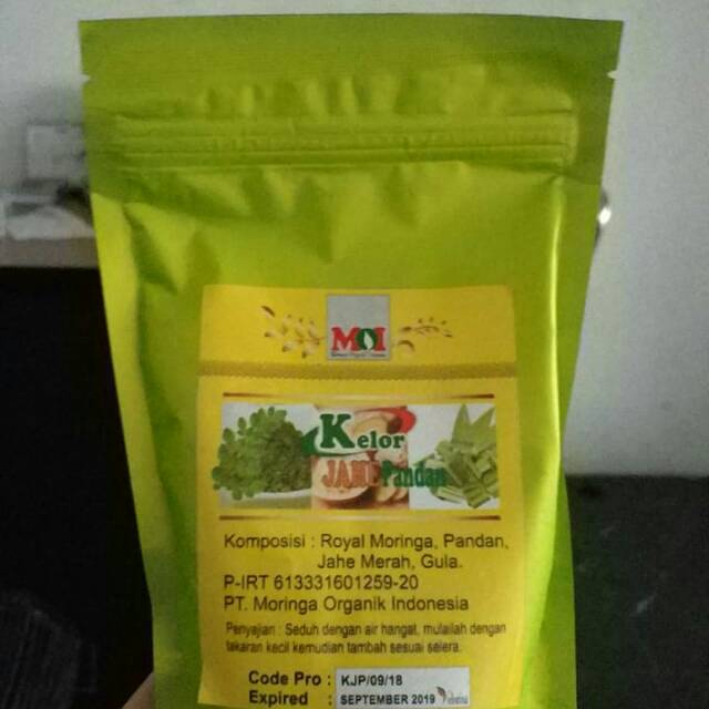 

Minuman herbal extract daun kelor