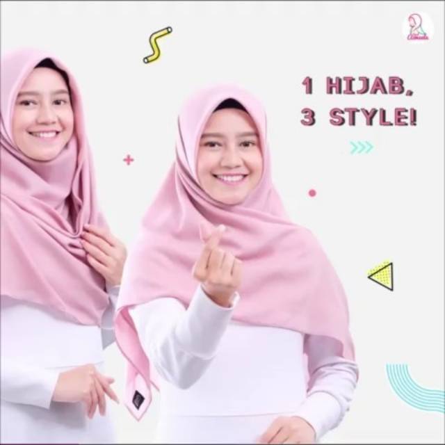 voal superfine Azmeela hijab square segi empat premium 