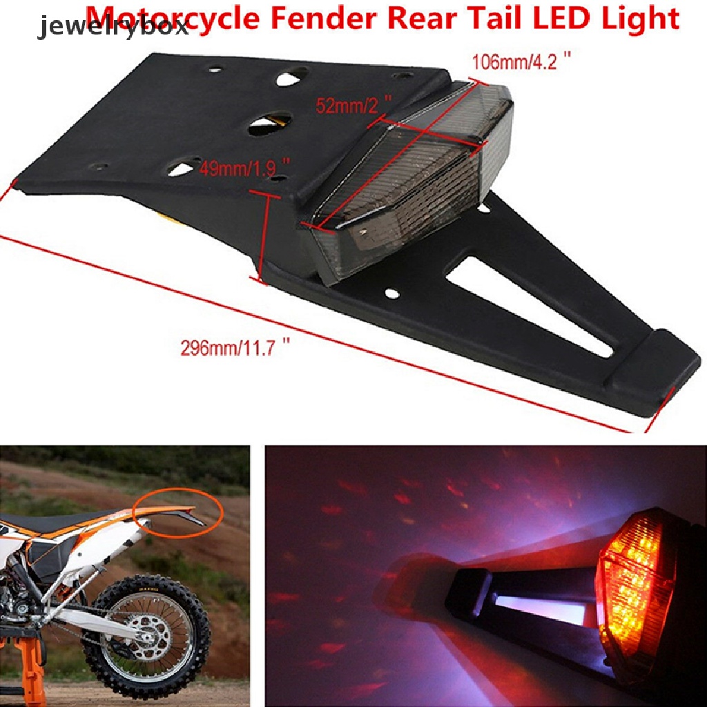 (Box) Lampu Rem Belakang Motor Fender LED Untuk CRF KTM EXC WRF 250 400 450