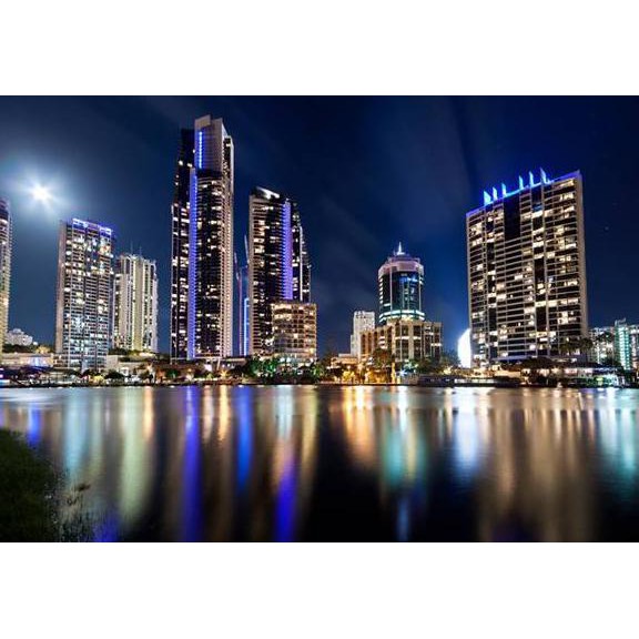 Wallpaper Dinding 3D Custom Murah Berkualitas Gmbr Gedung Bertingkat4 Yolansya12