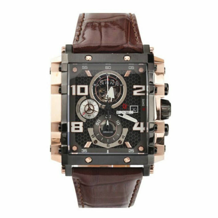 TERMURAH Jam Tangan Pria Expedition E EXP 6757 E6757 6757M 6757MC 6757MCL Rosegold Black Rosegold Br