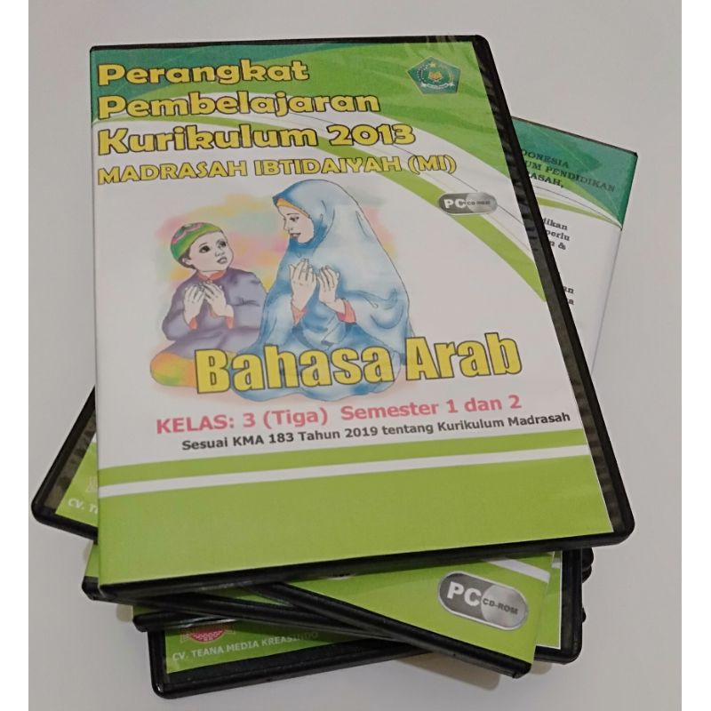 CD RPP MI Bahasa Arab Kelas 3 Sesuai KMA 183 2019 RPP 1 LEMBAR DARING LURING semester 1 dan 2