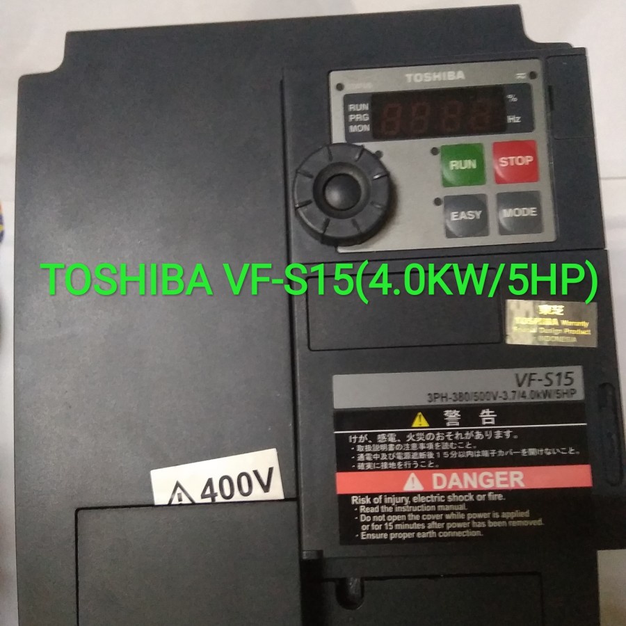 INVERTER TOSHIBA VF-S15 (4.0KW/5HP)