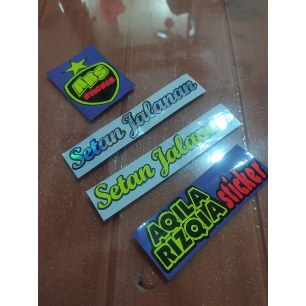 STIKER SETAN JALANAN CUTTING TERBARU,STIKER MOTOR
