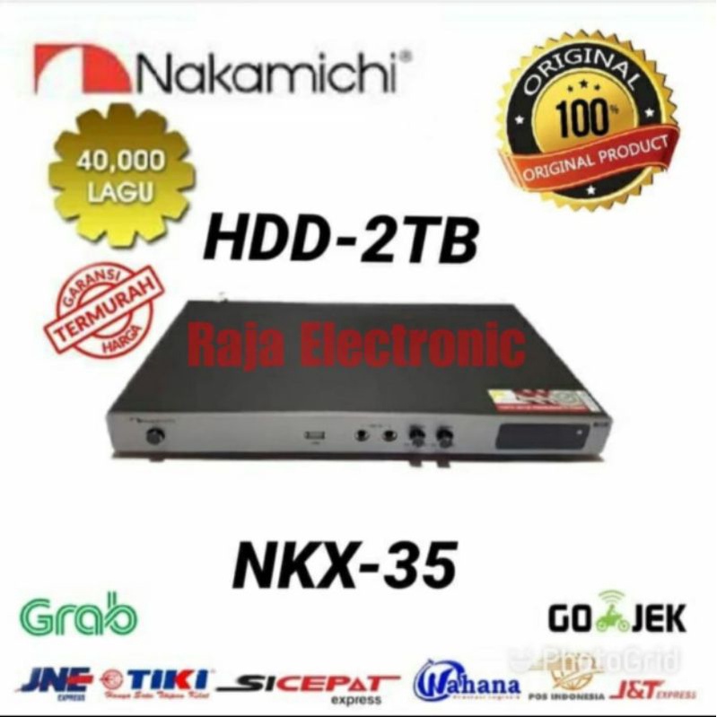 DVD Player Karaoke Nakamichi NKX 35 Original HDD-2TB.