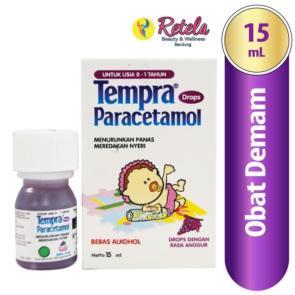 100 Original Tempra Drop Obat Demam Bayi Dan Anak 15ml Demam Penurun Panas Indonesia