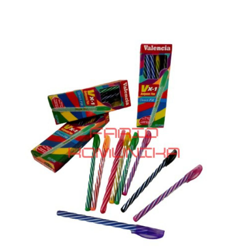 [HUSNA COLLECTION] PULPEN ULIR  (12PCS) / Pulpen Lilin 1 Pak Murah