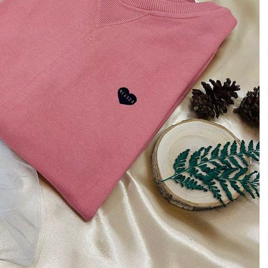 T-Shirt (SWEATER POLOS) - Sweater nevada POLOS Wanita // Sweater Cewek Love // Kaos Atasan Cewek // 