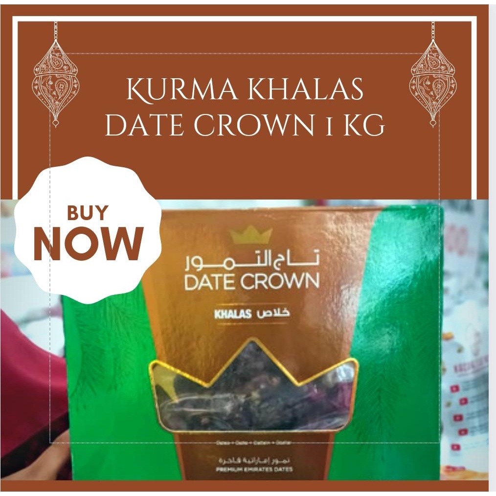 

Date Crown Kurma 1 Kg Khalas