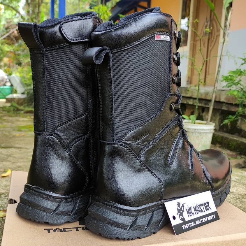 SEPATU PDL MR MASTER MODEL TERBARU KULIT SAPI ASLI SEPATU PDL DINAS LAPANGAN TNI POLRI SECURITY