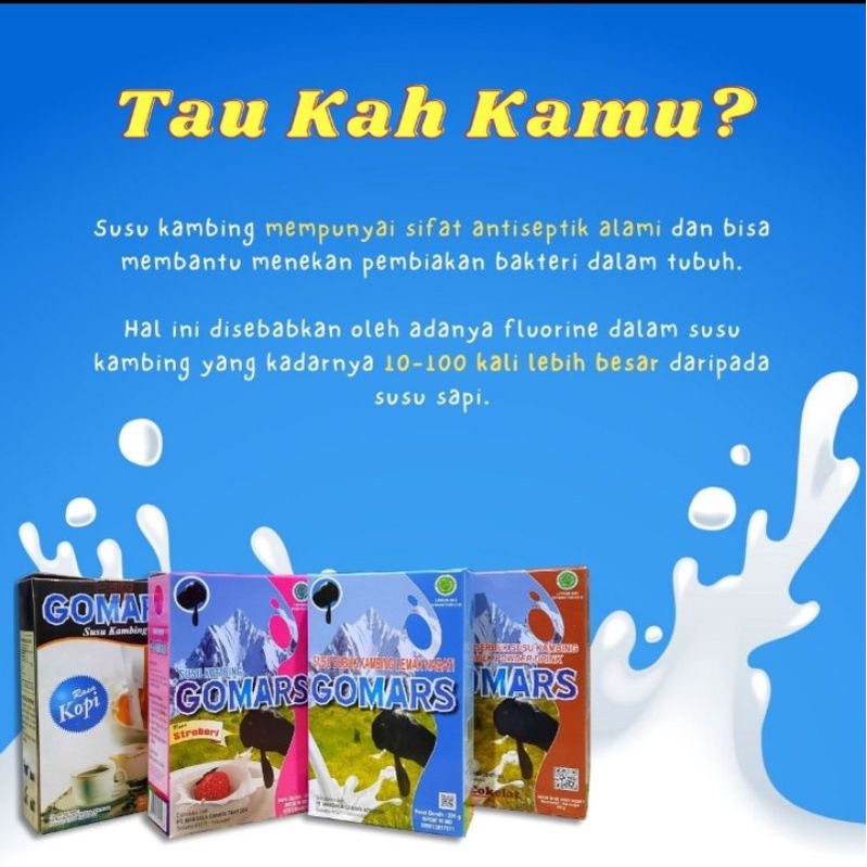 

GOMARS SUSU KAMBING BELI 4 GRATIS 1