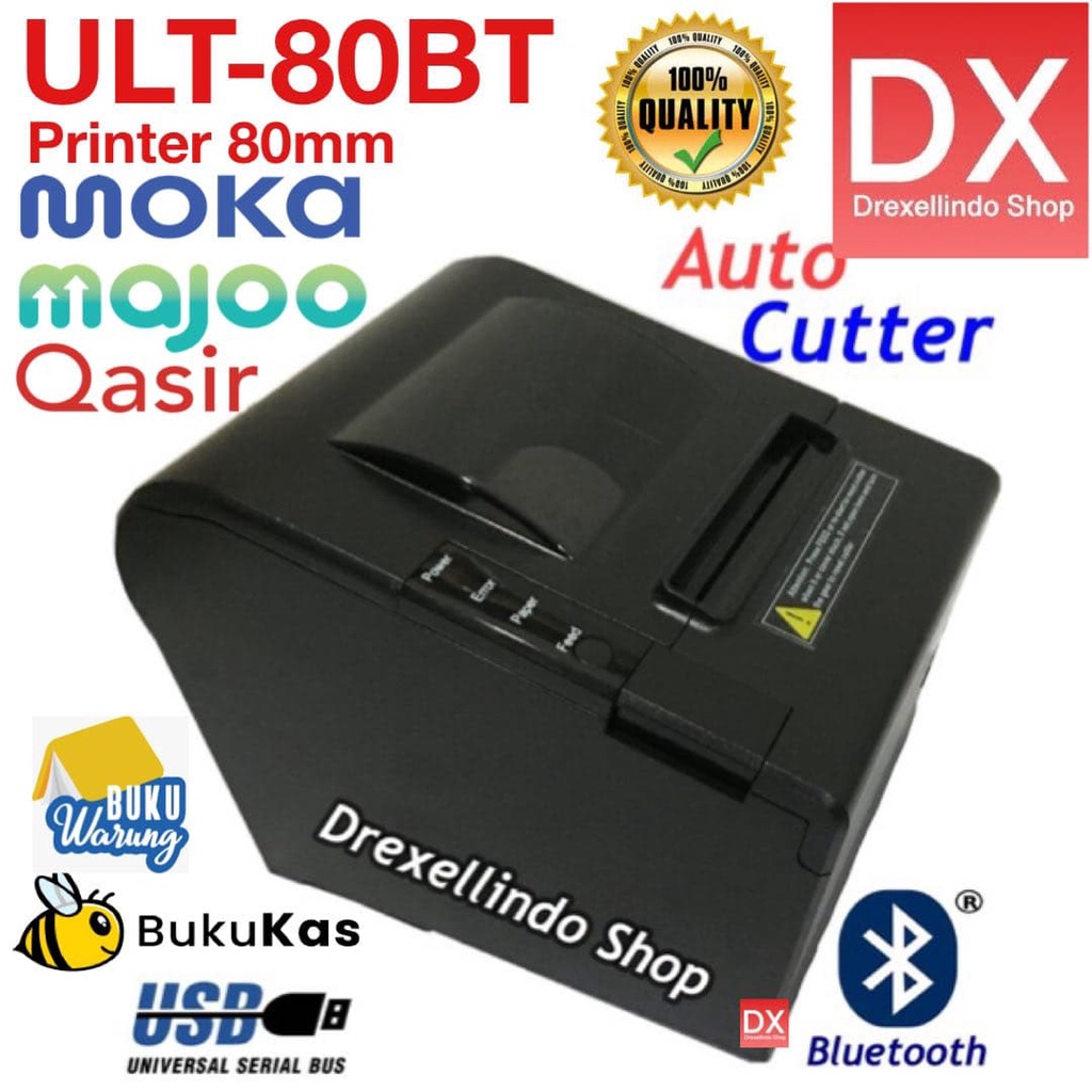 Printer Thermal 80mm IWARE ULT-80BT ULT80BT USB BLUETOOTH RJ11 AUTO CUTTER