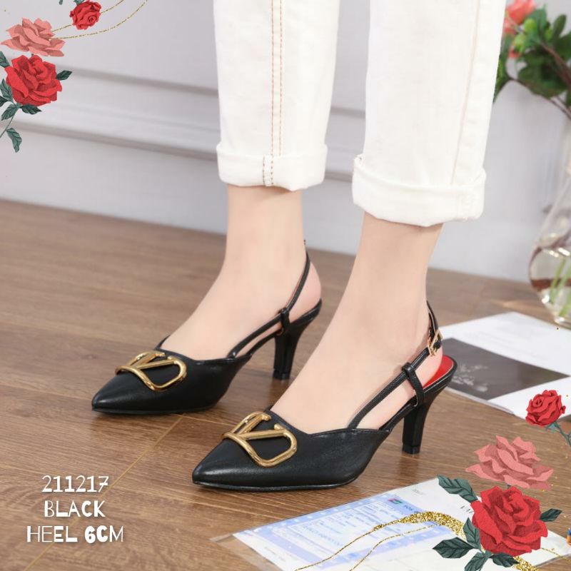 SANDAL WANITA IMPORT HIGH HEEL VLTN 211217