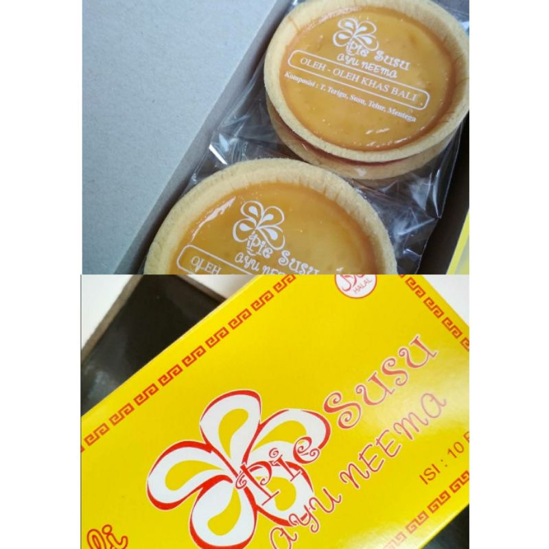 [Pre-order/PO] Pie Susu Khas Bali isi 10 pcs enak lembut oleh-oleh khas Bali (minimal order 5 dus)