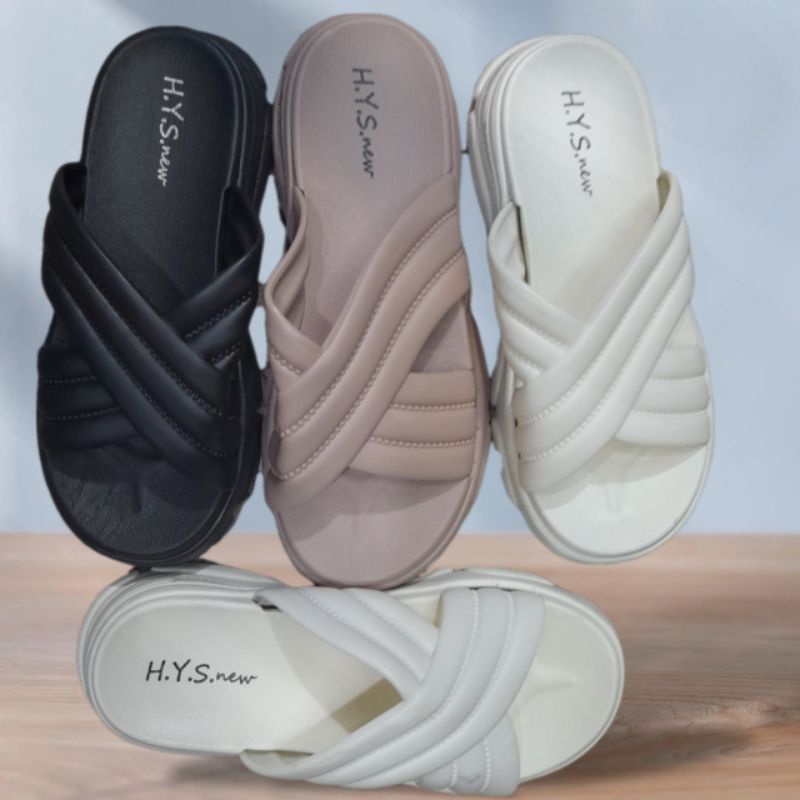 sendal cewek tebal 3 cm/sendal wanita fashion HYS JSD 2201