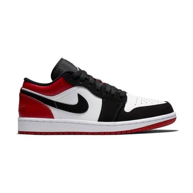 Jual Nike air Jordan 1 low black toe 