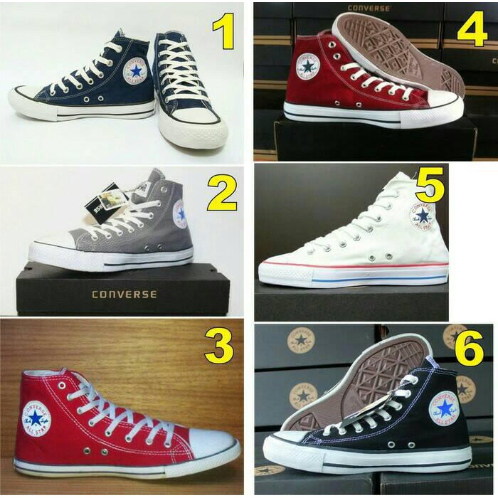 SUPPLIER SEPATU  CONVERSE  TINGGI PALING MURAH PRIA WANITA 