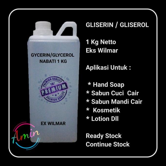 

GLYCERIN/GLYCEROL/GLISERIN EX WILMAR NABATI 1 KG