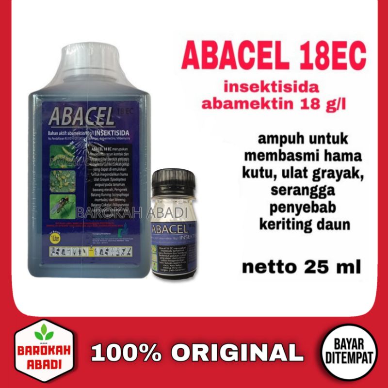 ABACEL 18 EC 25 ml insektisida abamektin pembasmi hama