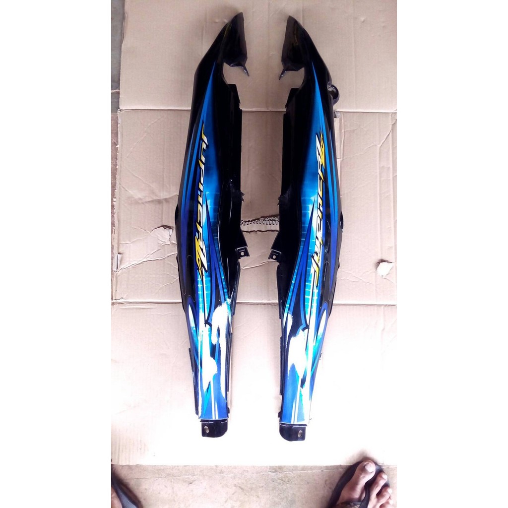 Jual Cover Body Belakang Yamaha Jupiter Z Burhan Burung Hantu Striping Biru Indonesia Shopee Indonesia