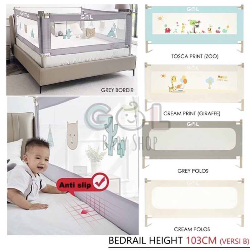 Jual GOL Baby Bedrail Bed Guard Rail | Shopee Indonesia