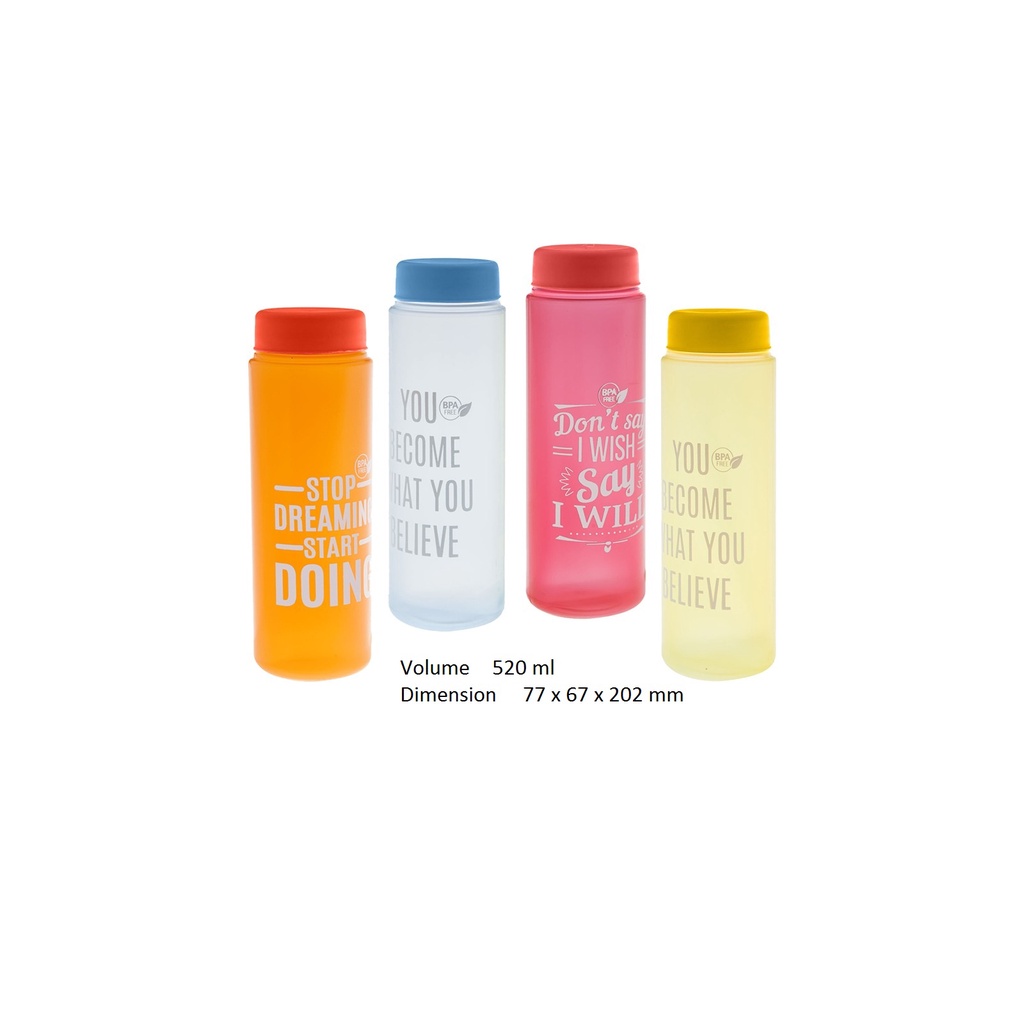 My Bottle Botol Air Minum Sekolah Botol Kulkas Sepeda Kerja Botol Souvenir 350ml 450ml 520ml 800ml 1000ml