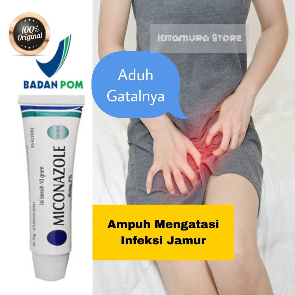 MICONAZOLE NITRATE KRIM 2% ORIGINAL  Salep Gatal Selangkangan Paling Ampuh  Salep Gagal Kulit Jamur Ampuh  Obat Salep Gatal Kulit  Salep Gatal Jamur Selangkangan