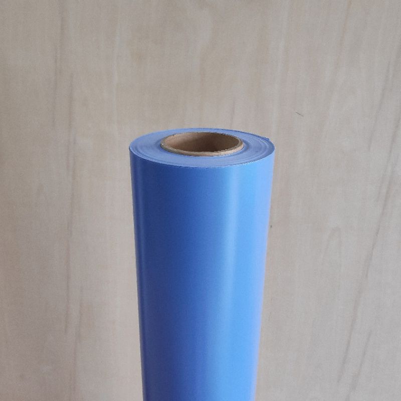 PVC Sheet / Decco Deco Taco Sheet Supercon - Biru Senja Violet Doff Kulit Jeruk