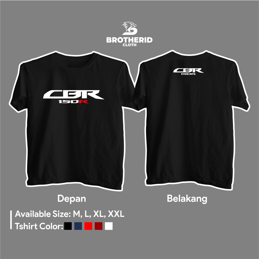 Kaos CBR 150R Facelift Simple Baju Distro Motor Racing Touring Modifikasi Otomotif Combed 30s