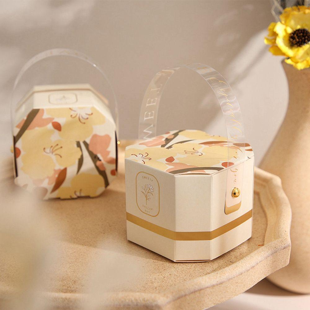 [Elegan] Candy Box Fresh European Style Packing Octagonal Perlengkapan Pesta Nikmat Pernikahan Romantis