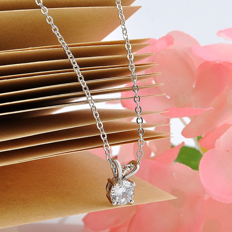 【COD Tangding】Crystal Choker Chunky Statement Chain Necklace Fashion Jewelry Pendant