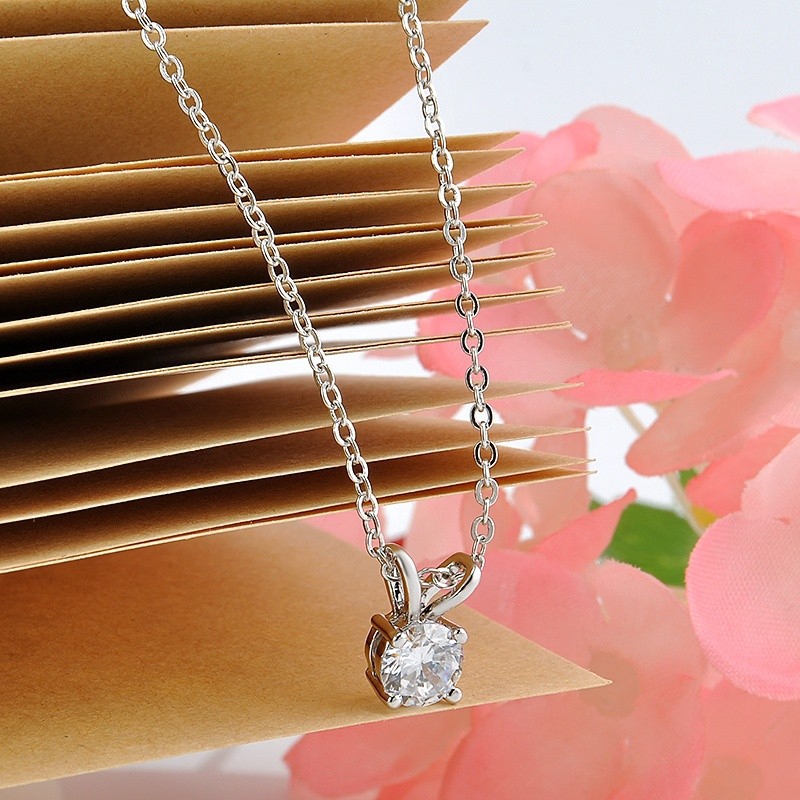 【COD Tangding】Crystal Choker Chunky Statement Chain Necklace Fashion Jewelry Pendant