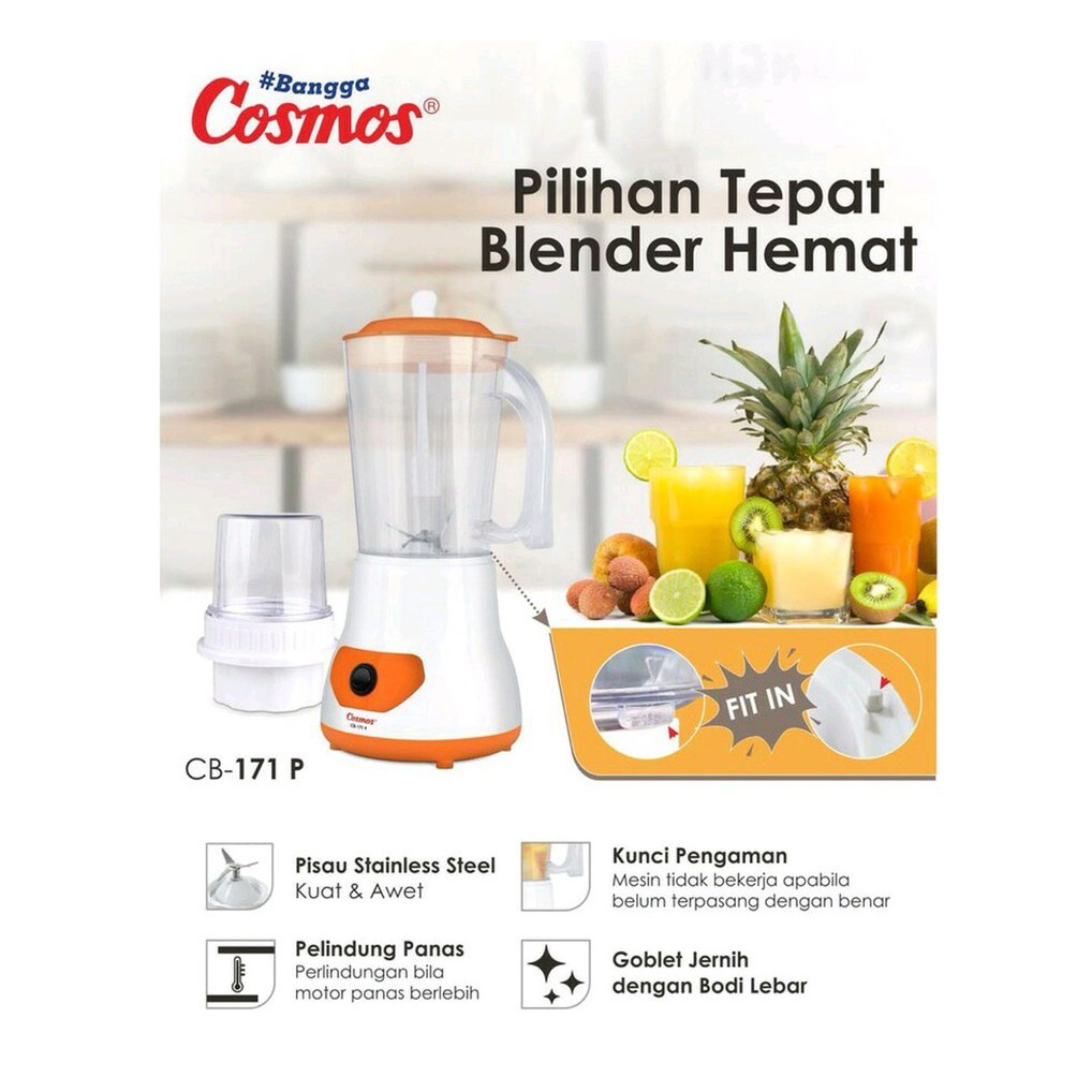 Cosmos CB-171 P Blender Plastik 1L / CB 171P