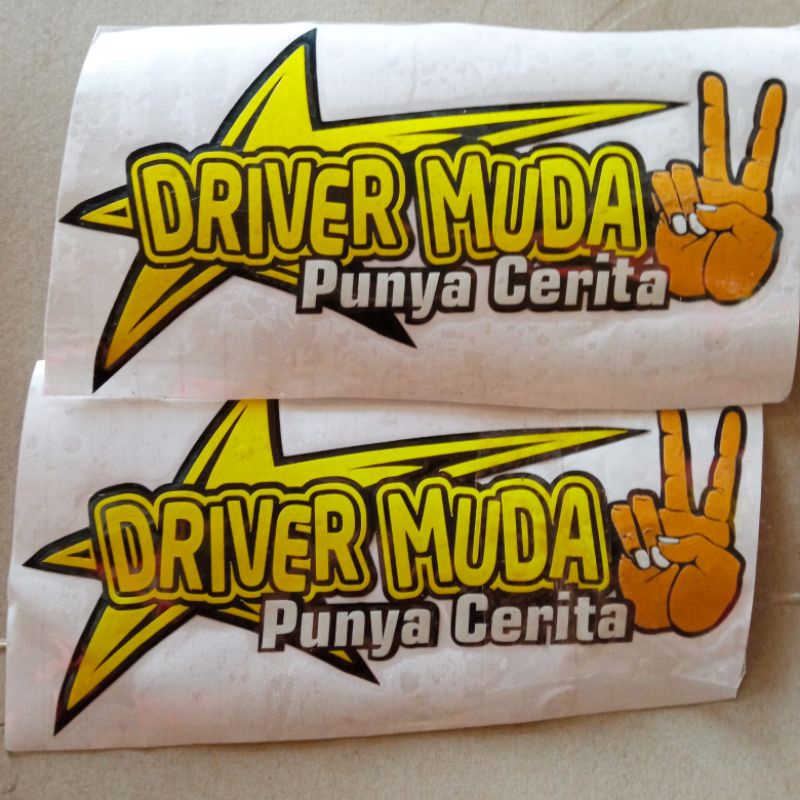 Cutting Stiker Pospor DRIVER MUDA