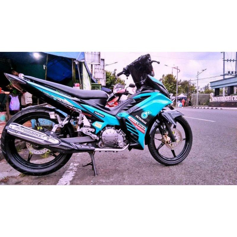 striping variasi Yamaha Jupiter MX new Petronas