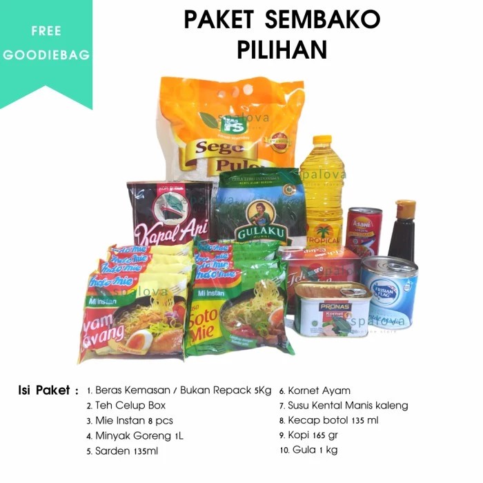 PAKET SEMBAKO PILIHAN