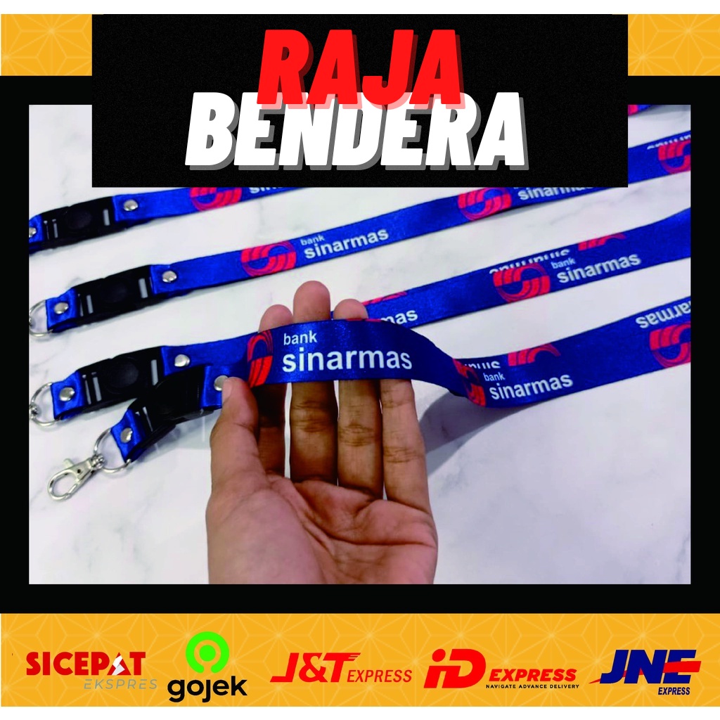 

Lanyard Bank Sinarmas / Lanyard Murah / Lanyard Custom Printing