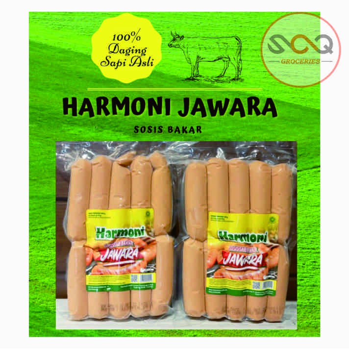 

Harmoni Sosis Bakar Jawara 500Gr Isi 10Pcs