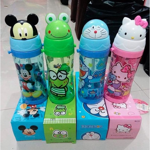 BOTOL MINUM BTS 2 SISI/BOTOL MINUM BTS/BOTOL MINUM 2 SEKAT/BOTOL BTS FREE STICKER - BOTOL MINUM KEPALA KARAKTER BOTOL MINUM TALI PANJANG - BOTOL MINUM ANAK MOTIF KARTUN LUCU UNIK