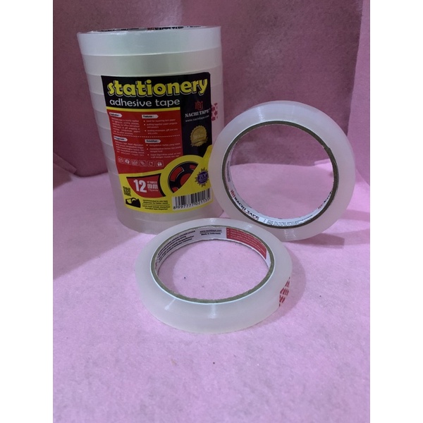 

Isolasi / Lakban Nachi 12mm x 72 yards (1/2" inch inci)