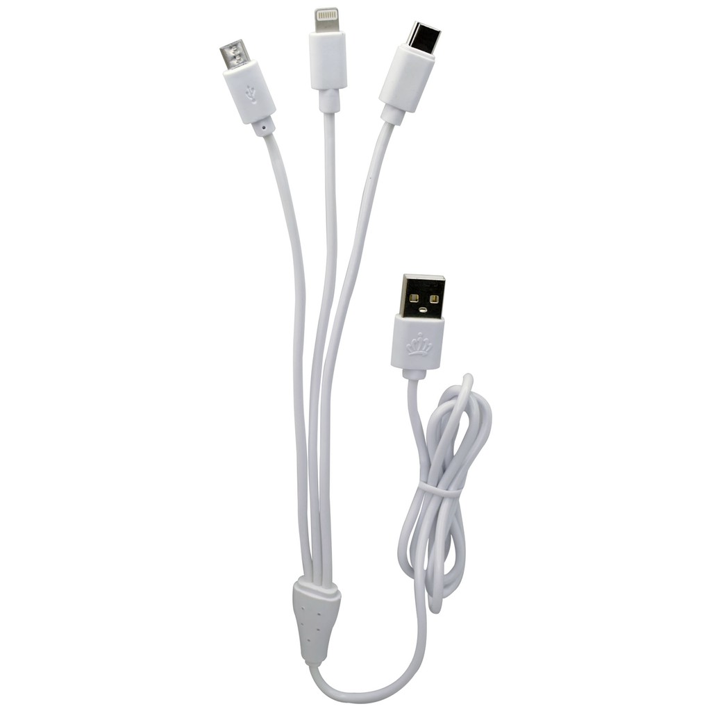 GoodCase - Kabel Data Charger 3in1 1.2M 3.5A Micro USB TYPE C Lightning Cable - Kabel 3 in1 S513