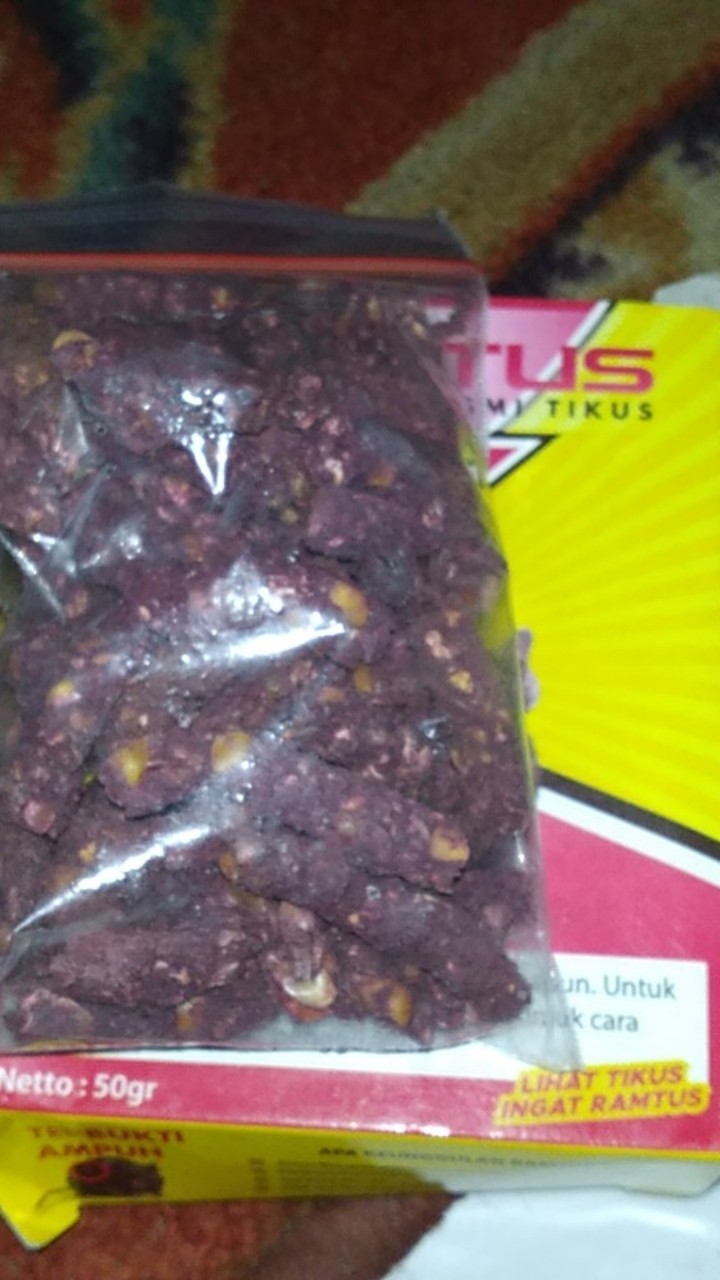 Ramtus Obat Racun Tikus Langsung Mati Kering Tidak Bau Sangat Ampuh Racun Pembasmi Tikus 1 Pack