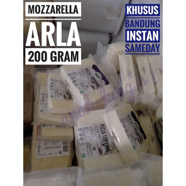 

PROMO !!! Keju mozzarella 200 gram topping pizza corndogn spaghetti roti stick mozza Moza mozarellla