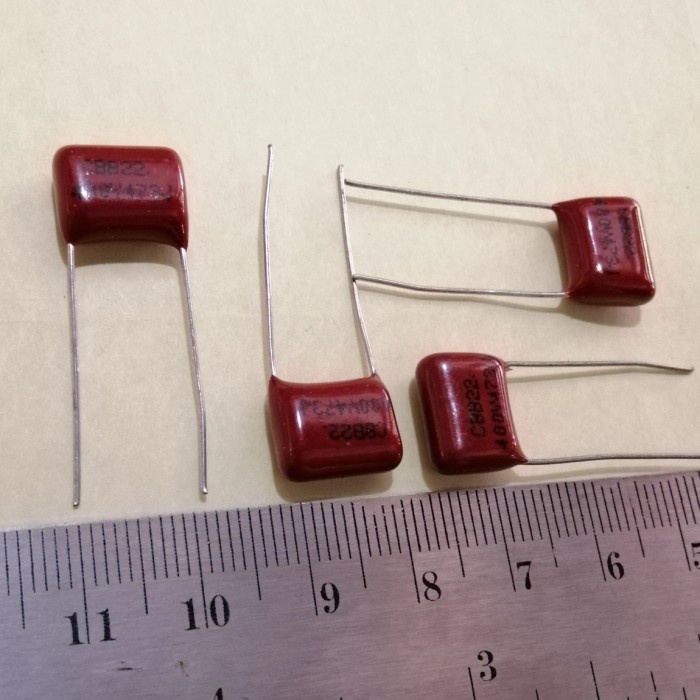 15pcs Milar 473J 400V 400V473J 47nf 400 Volt 473 473K CBB22 Kapasitor CBB