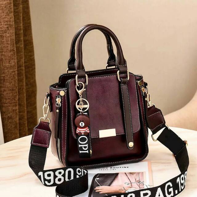 LADIESBAG -TAS HANDBAG SELEMPANG WANITA BAG FASHION IMPORT KOREA MURAH BATAM CEWEK TERMURAH LB - 596